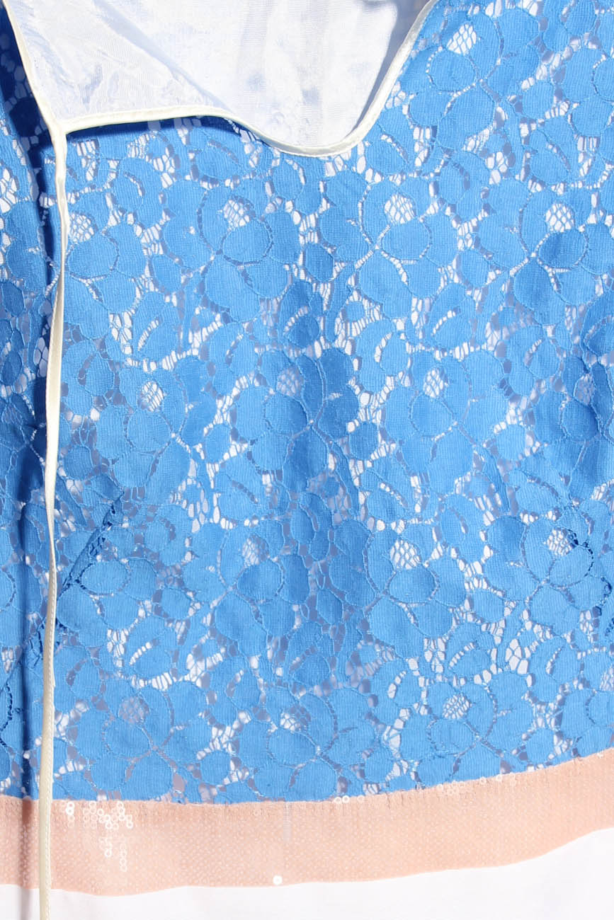 Débardeur en dentelle bleue Lena Criveanu image 3