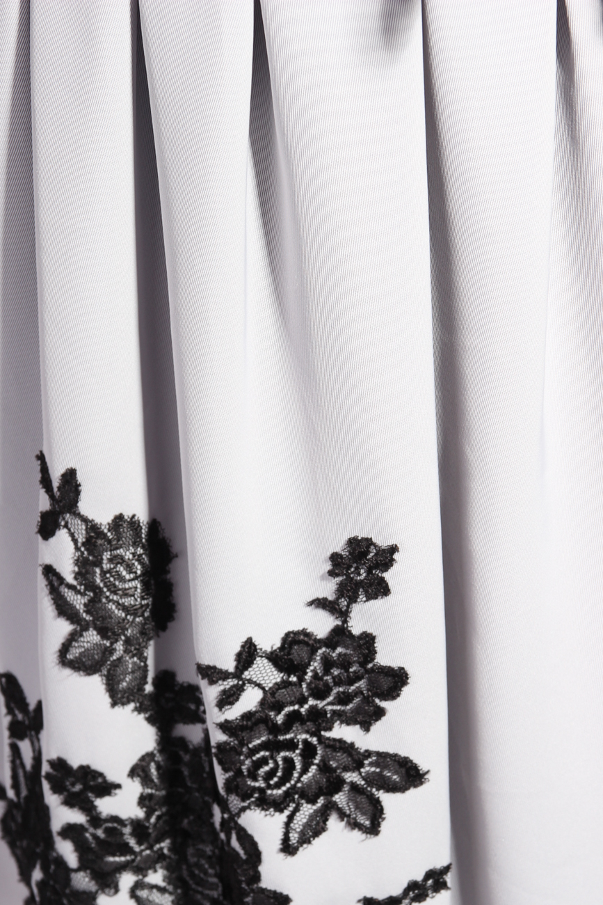 Dress with black embroidery Adriana Agostini  image 3
