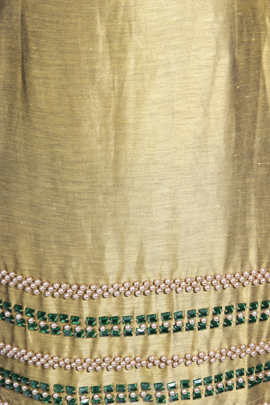 Silk dress with decorations Adriana Agostini  image 3
