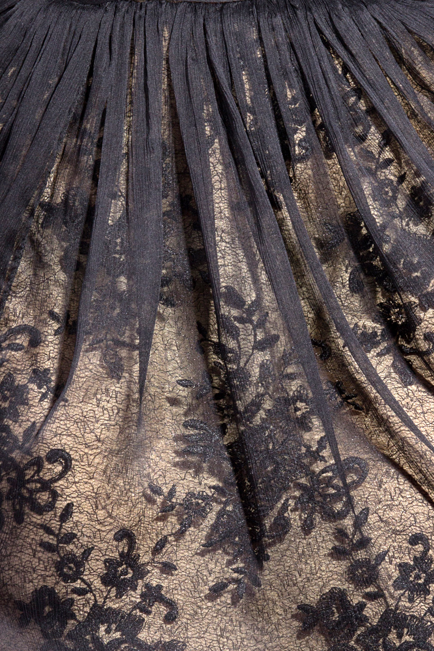Robe en voile noir Mirela Diaconu  image 3