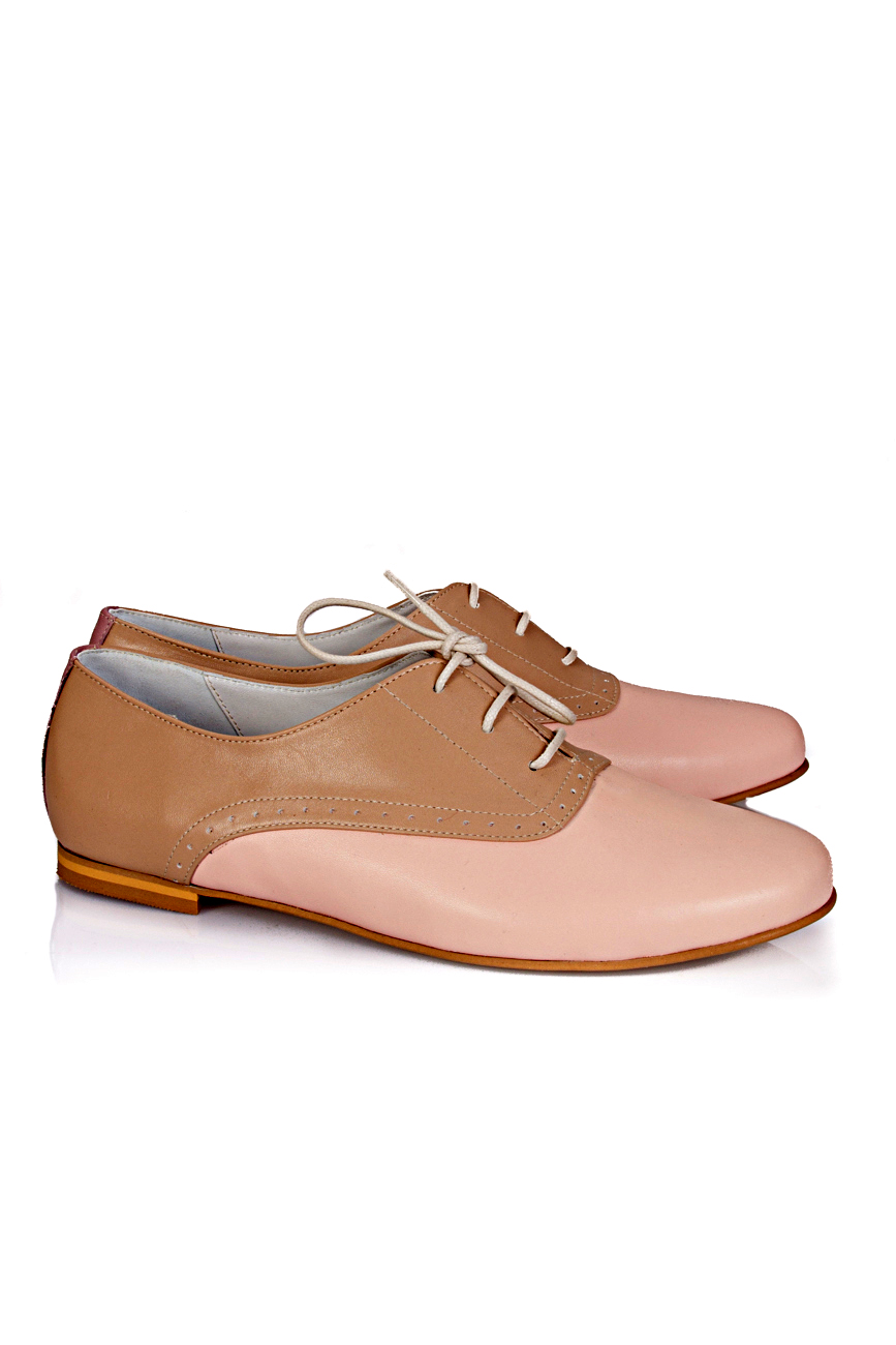 Oxford  pink leather flats PassepartouS image 0