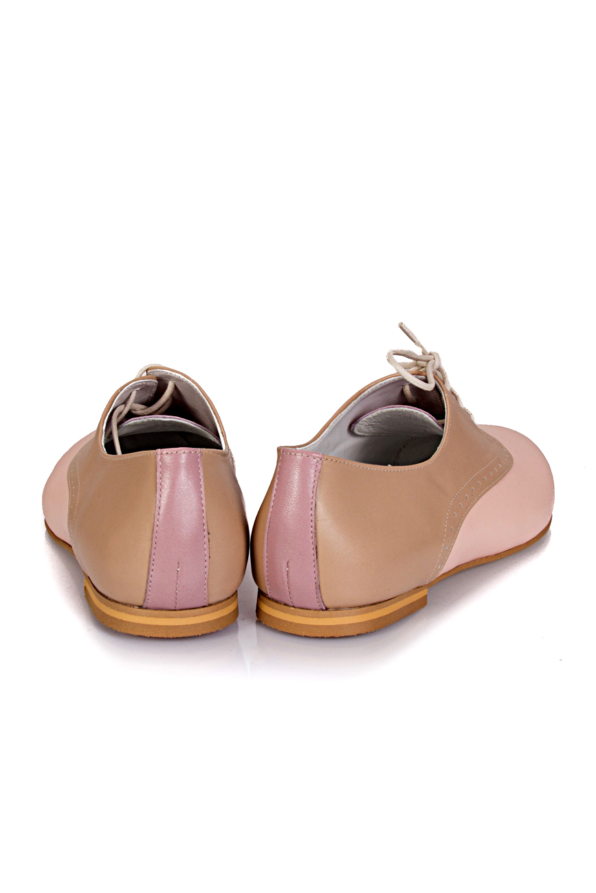 Oxford  pink leather flats PassepartouS image 2