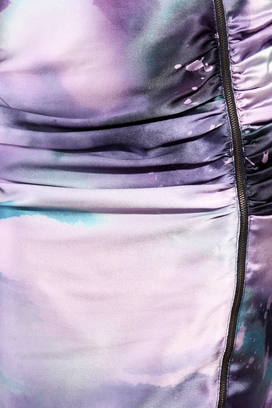 Printed silk dress Mirela Diaconu  image 2