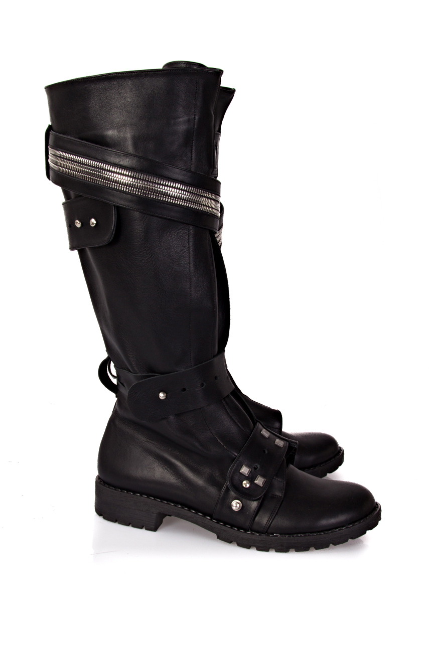 Boots with zipper and studs Mihaela Glavan  image 0