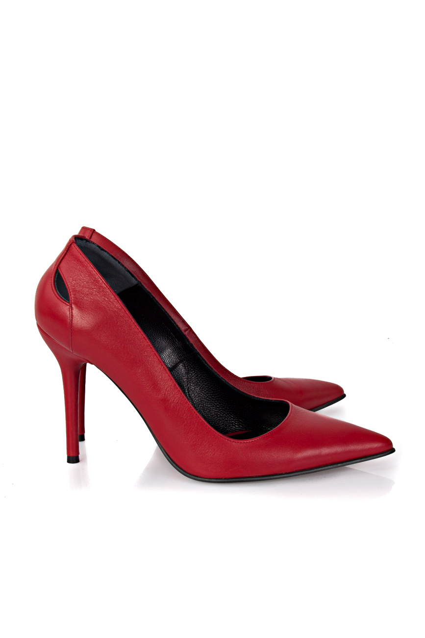 Red cut shoes Mihaela Glavan  image 0