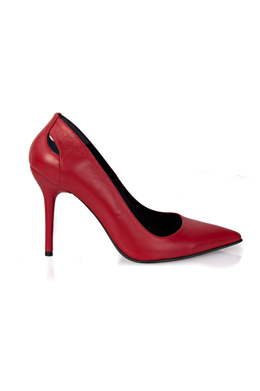 Red cut shoes Mihaela Glavan  image 1