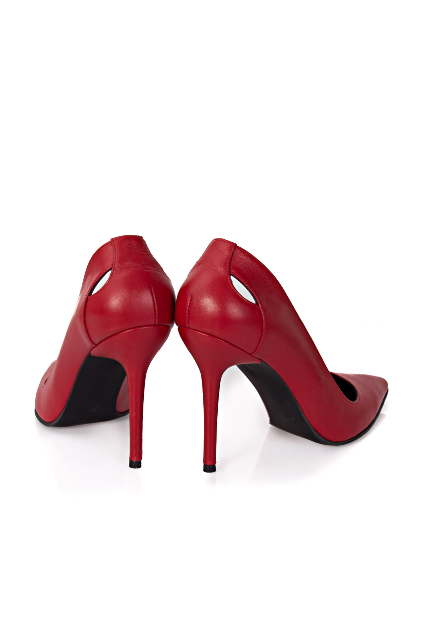 Red cut shoes Mihaela Glavan  image 2
