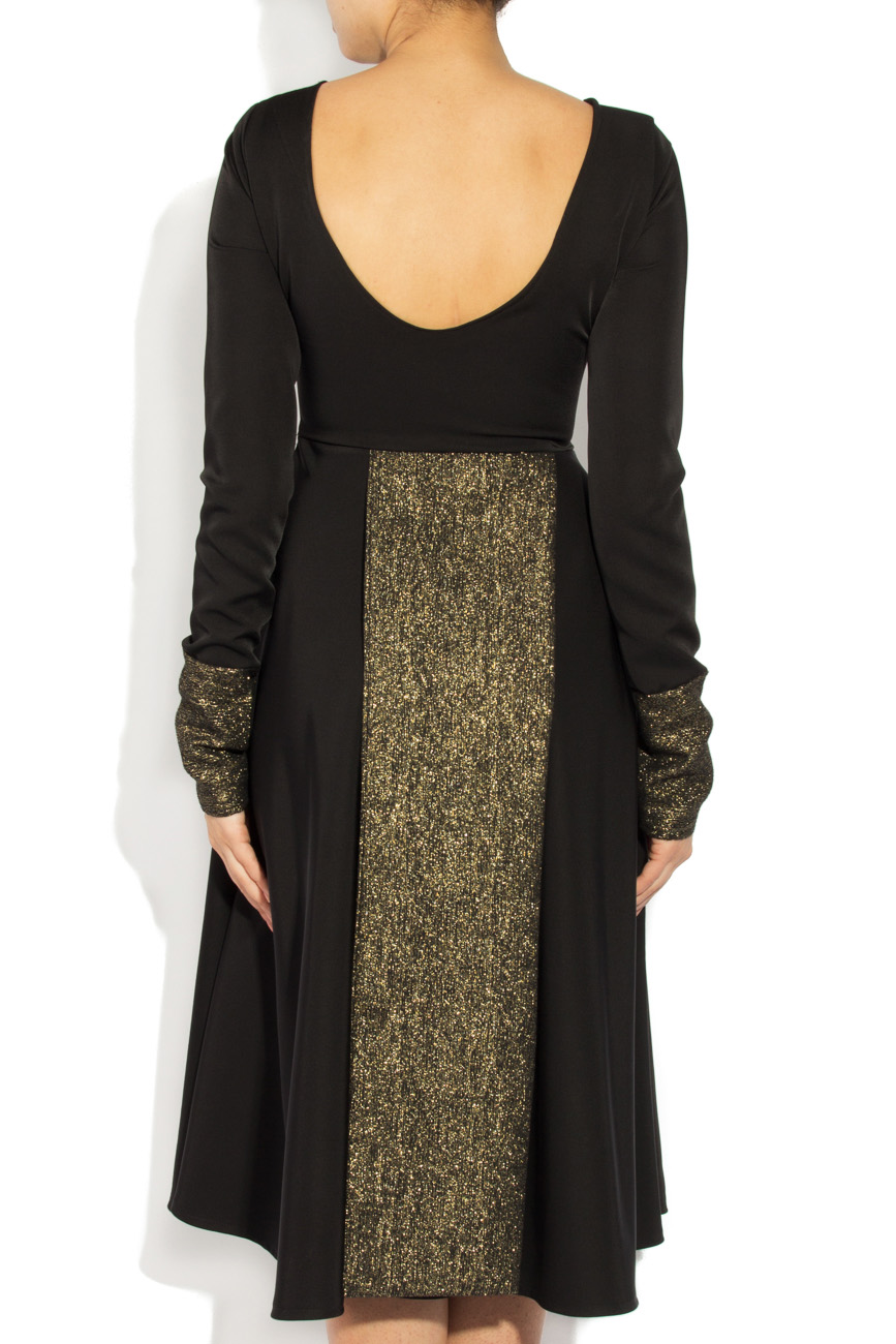 Black dress with gold accents Simona Semen image 2