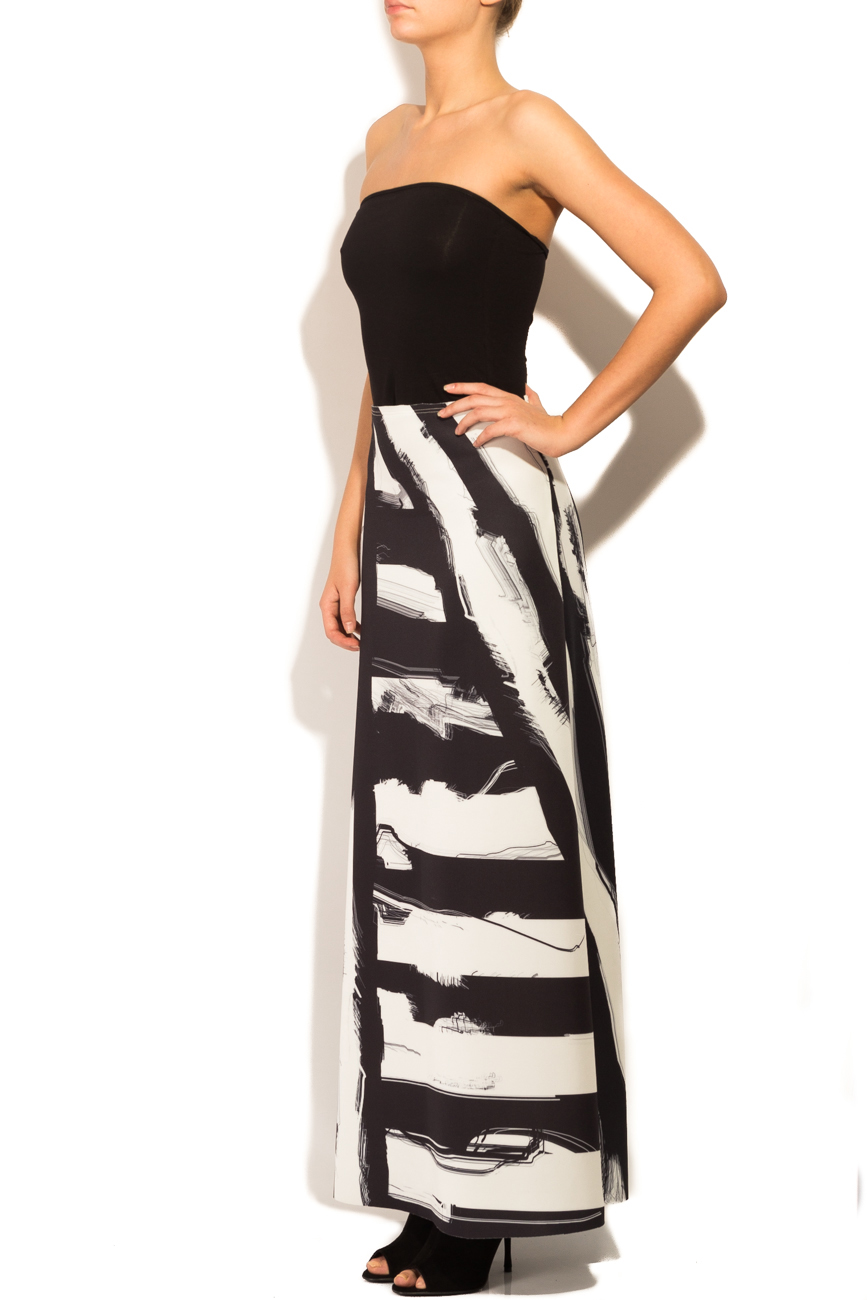 Long stripes print skirt  Lena Criveanu image 1