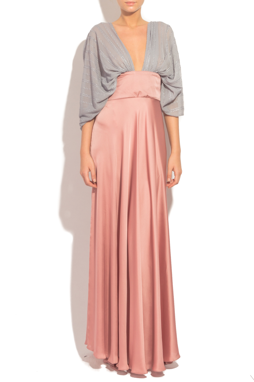  Long  pink-gray dress Dorin Negrau image 0