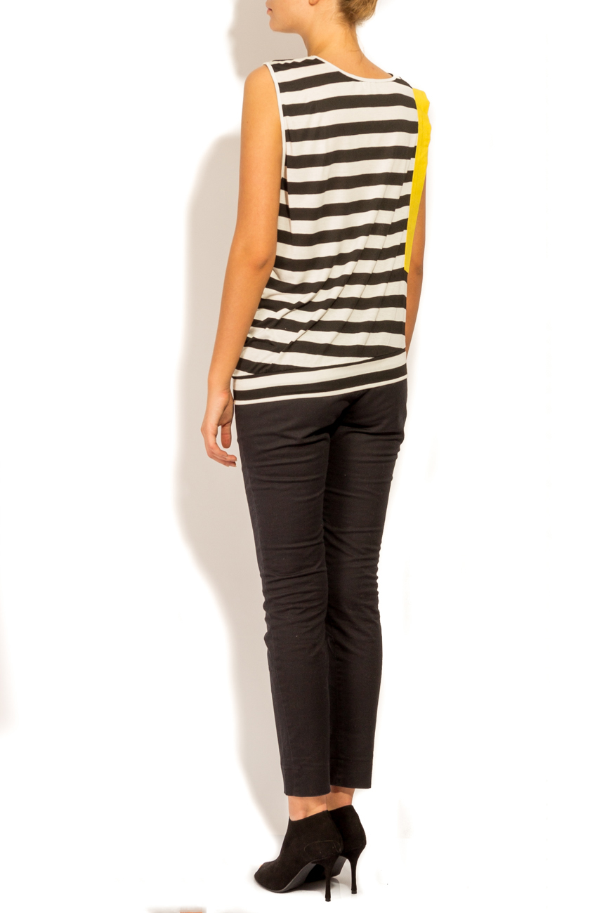 Cotton shirt with black stripes Lena Criveanu image 2