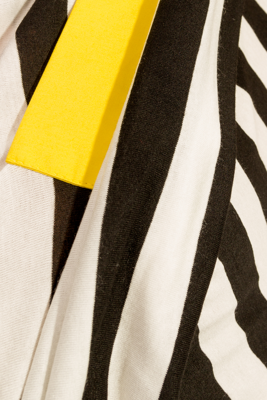 Cotton shirt with black stripes Lena Criveanu image 3