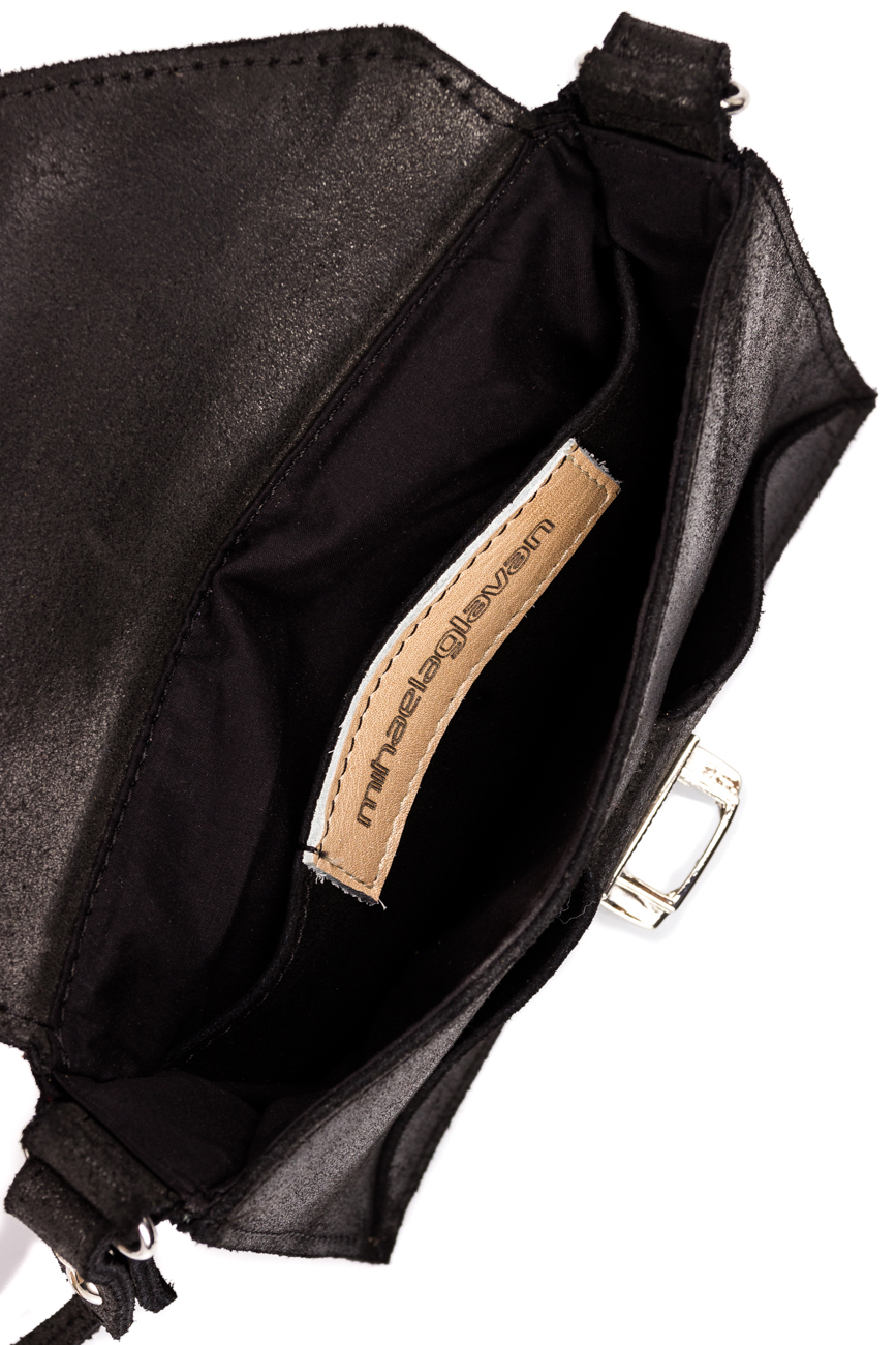 Black leather bag Mihaela Glavan  image 3