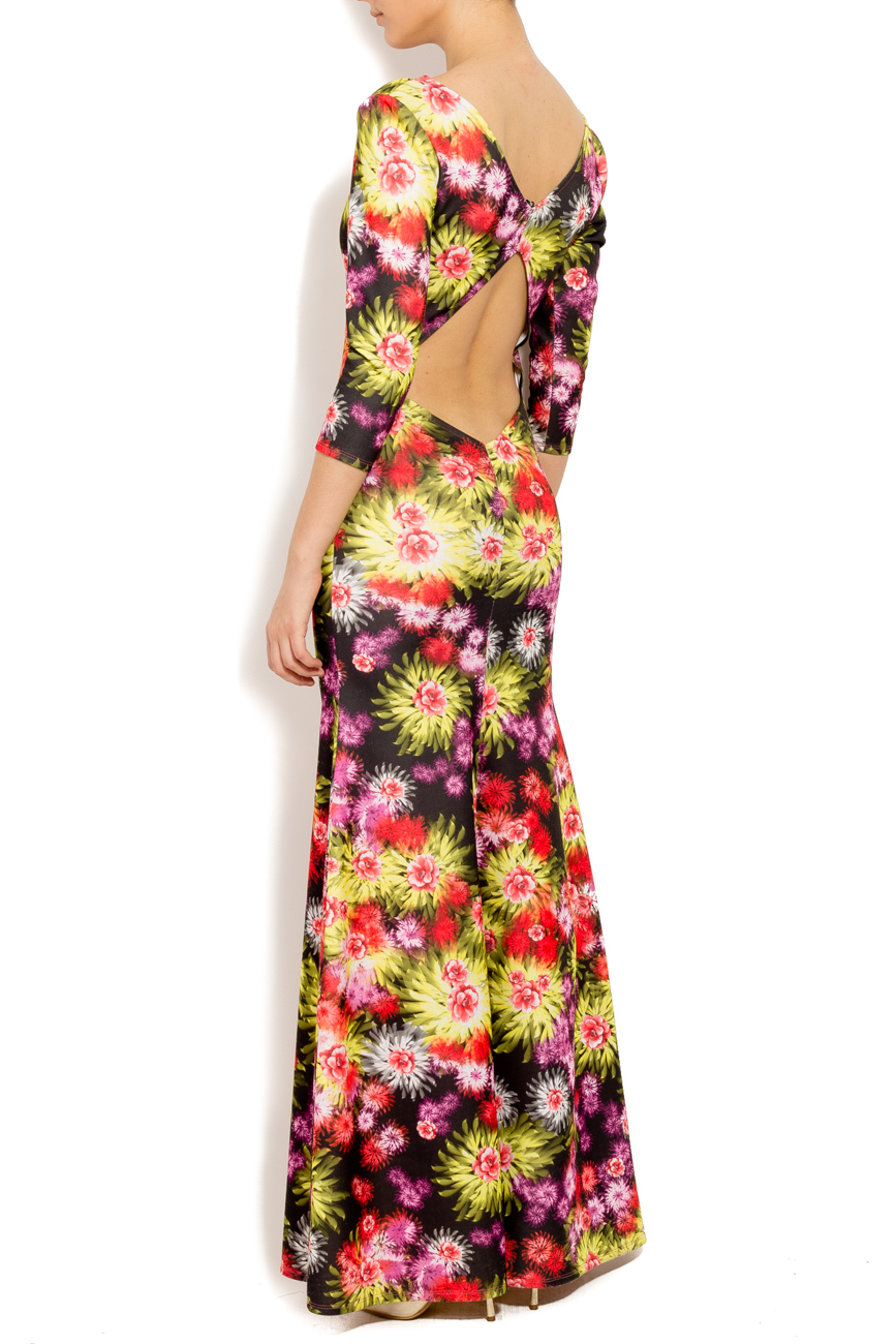 Robe longue imprimé fleurs Elena Perseil image 2