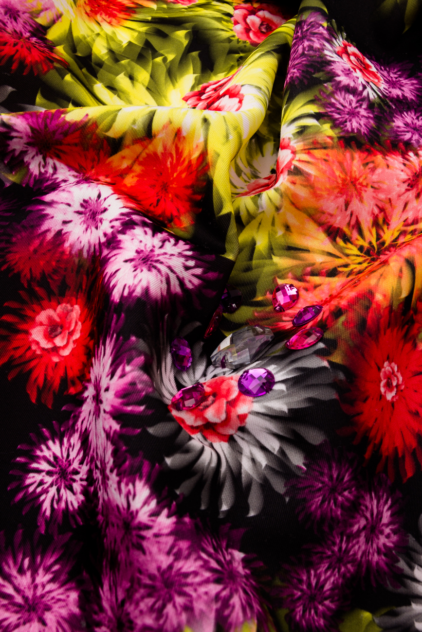 Robe longue imprimé fleurs Elena Perseil image 4