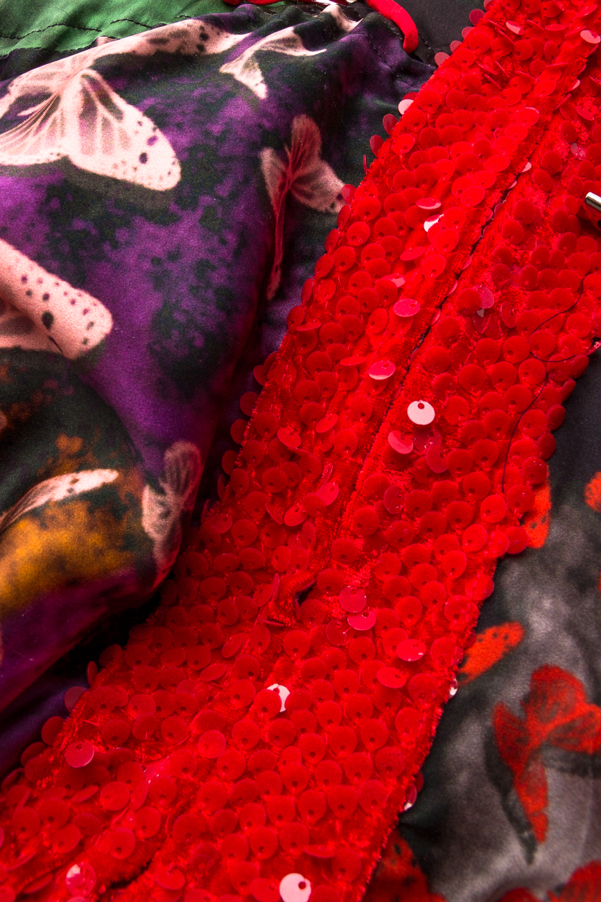 Multicolored silk hoodie Elena Perseil image 3