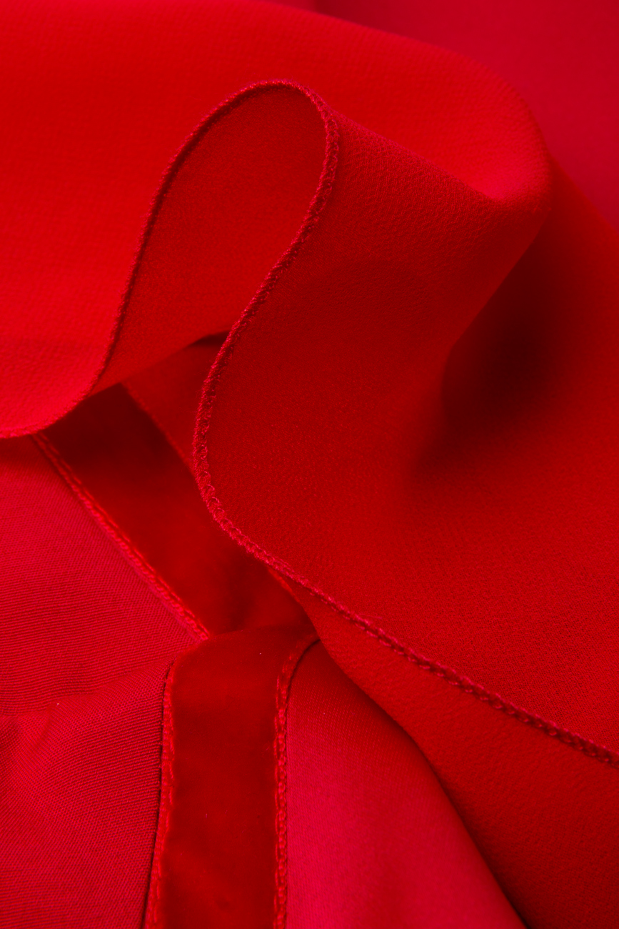Paneled red dress  Laura Ciobanu image 3