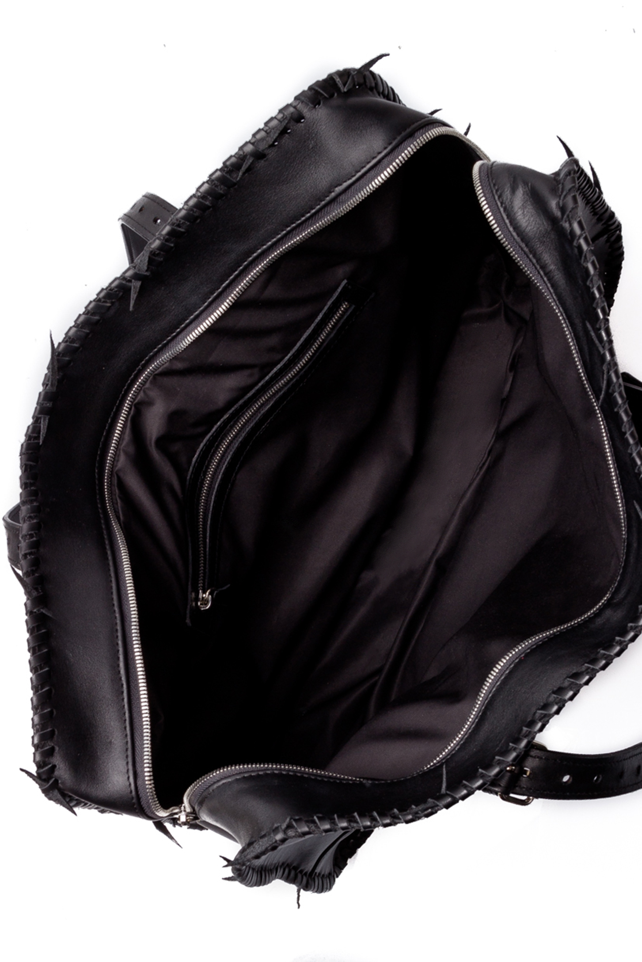 Woven black bag for man Anca Irina Lefter image 3