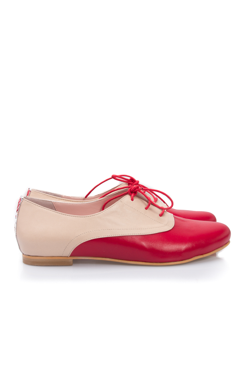 Scarlet Red Oxford shoes PassepartouS image 1