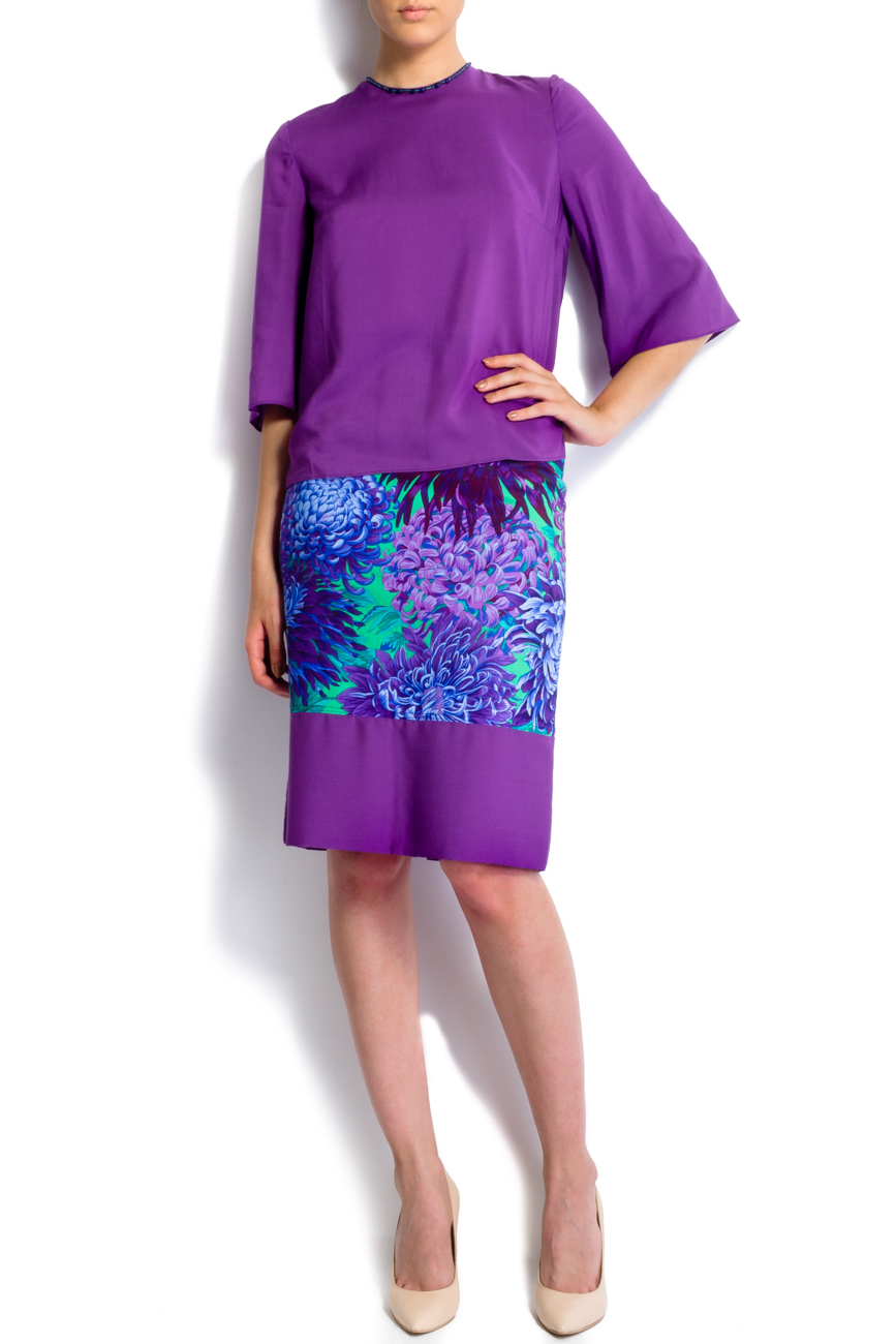 Purple viscose blouse  Cristina Staicu image 0