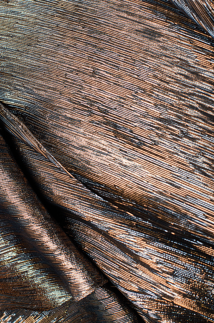 Robe longue du soir métallisée Alexandra Ghiorghie image 3