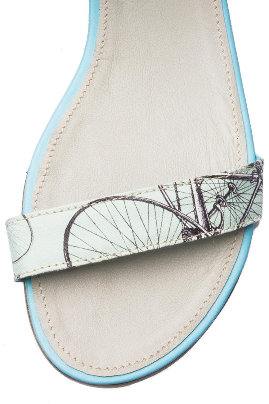 Sandale cu imprimeu bicicleta Oana Lazar (3127 Bags) imagine 3
