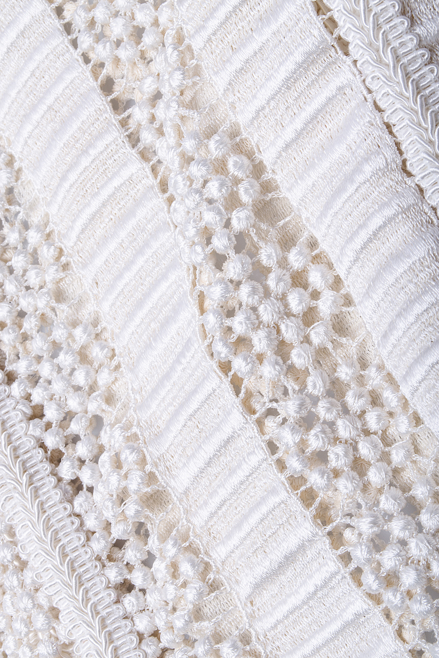 Handmade crocheted cotton top Mihaela Carp image 3