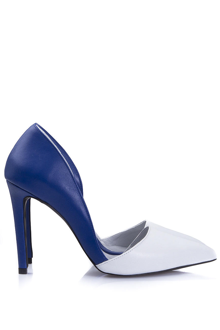 Pantofi alb si albastru Ana Kaloni imagine 1