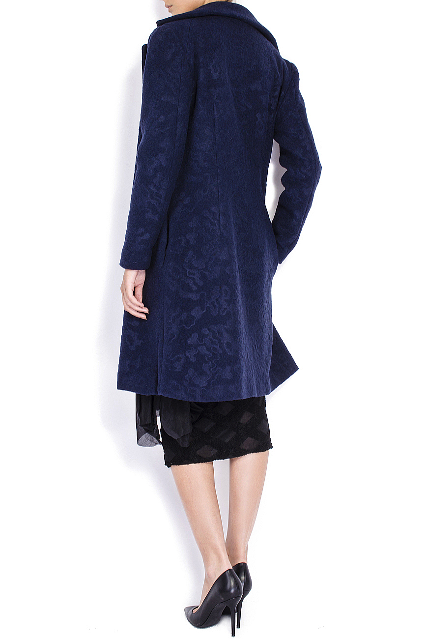 Manteau en laine texturée Simona Semen image 2