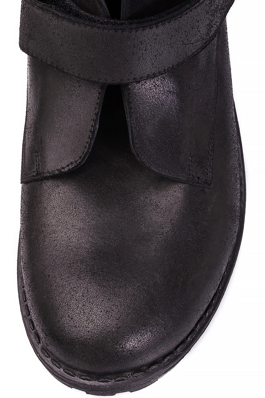 Buckled leather ankle boots Mihaela Glavan  image 3