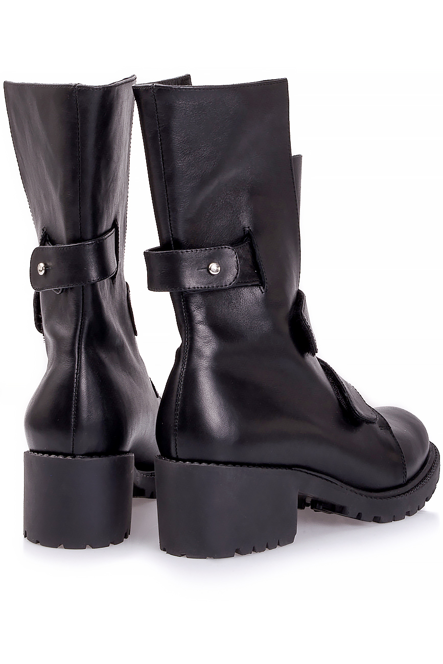  Asymmetric leather boots Mihaela Glavan  image 2