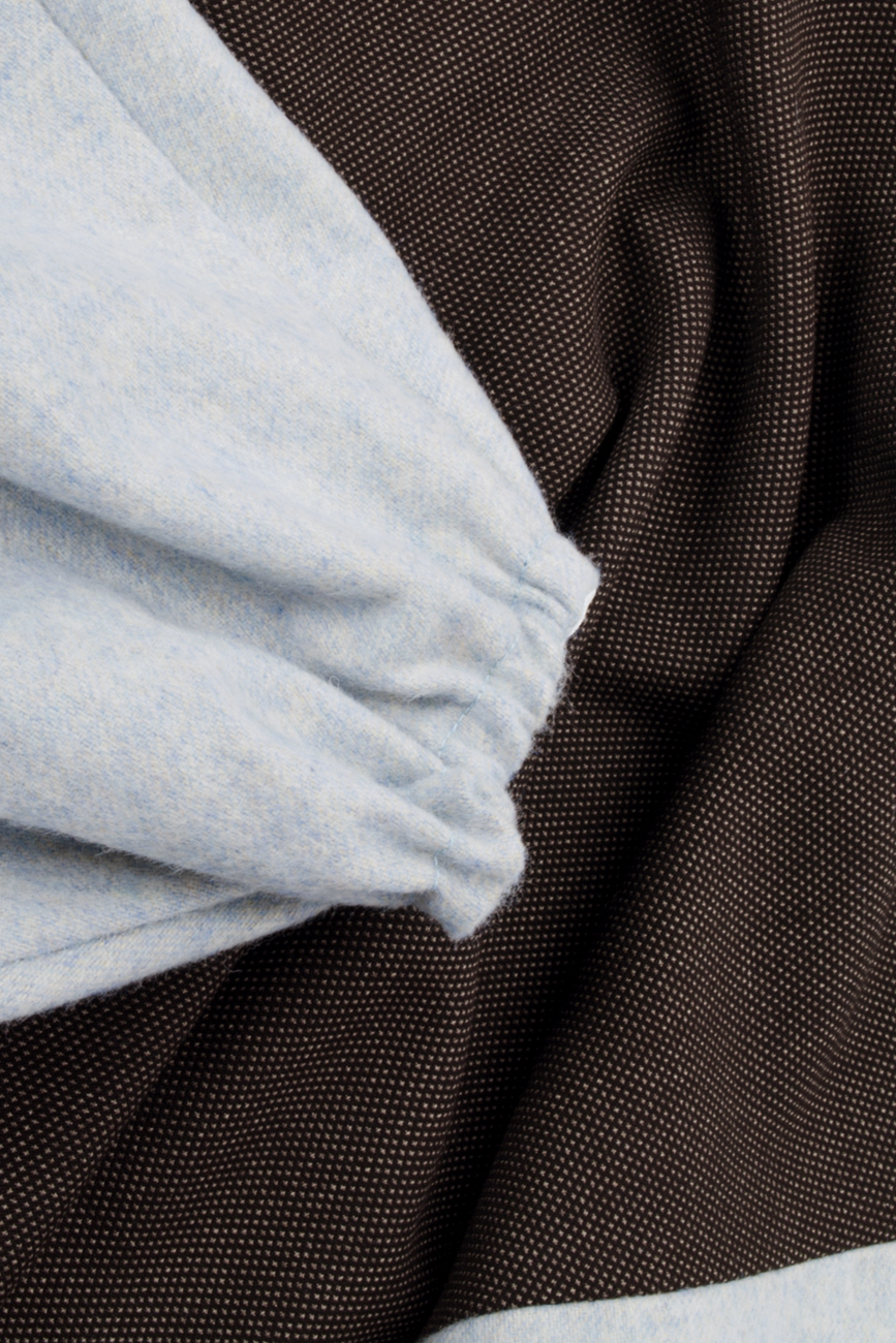 Bluza din lana cu maneci din stofa  Rue des Trucs imagine 3