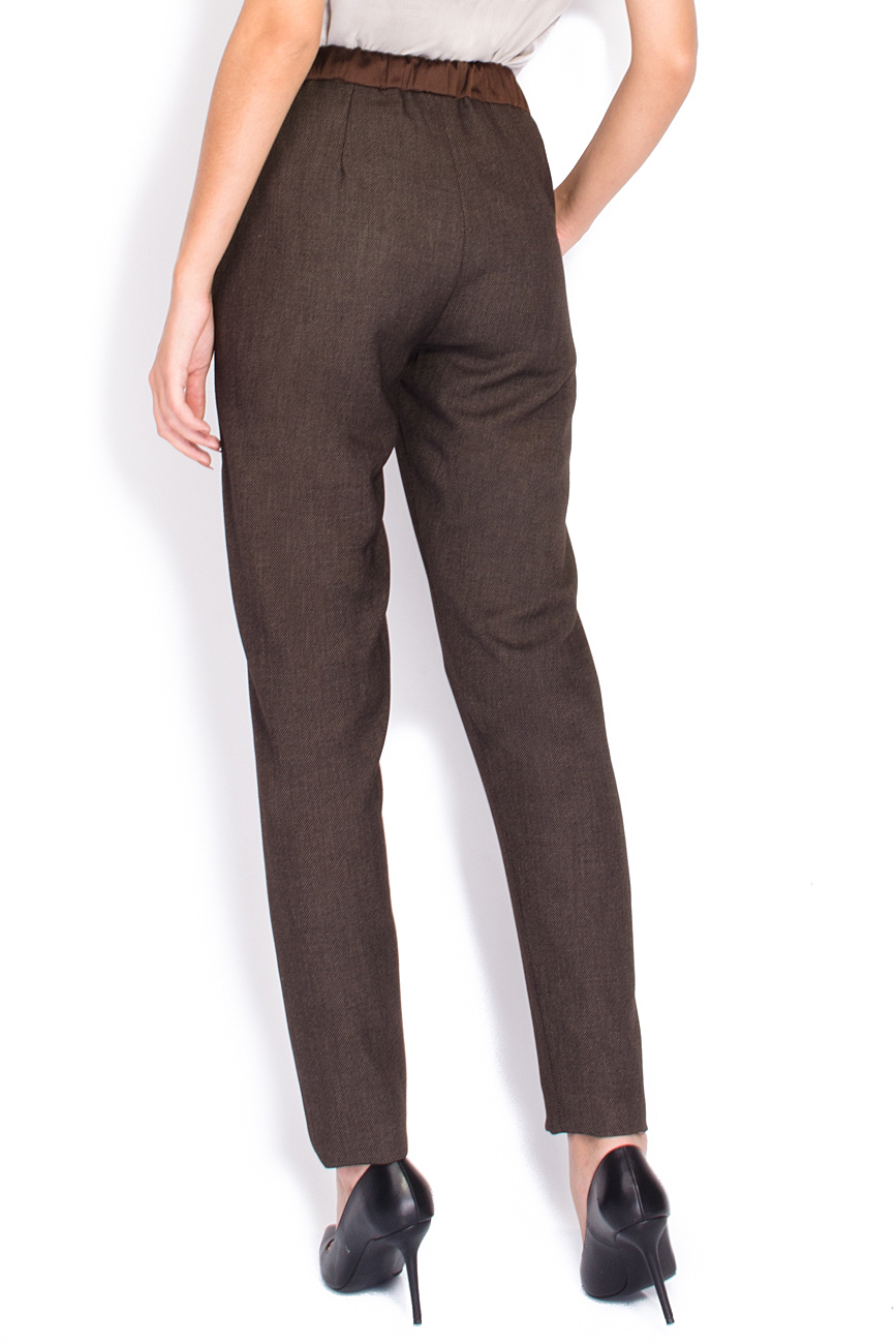 Cropped wool tapered pants Rue des Trucs image 2