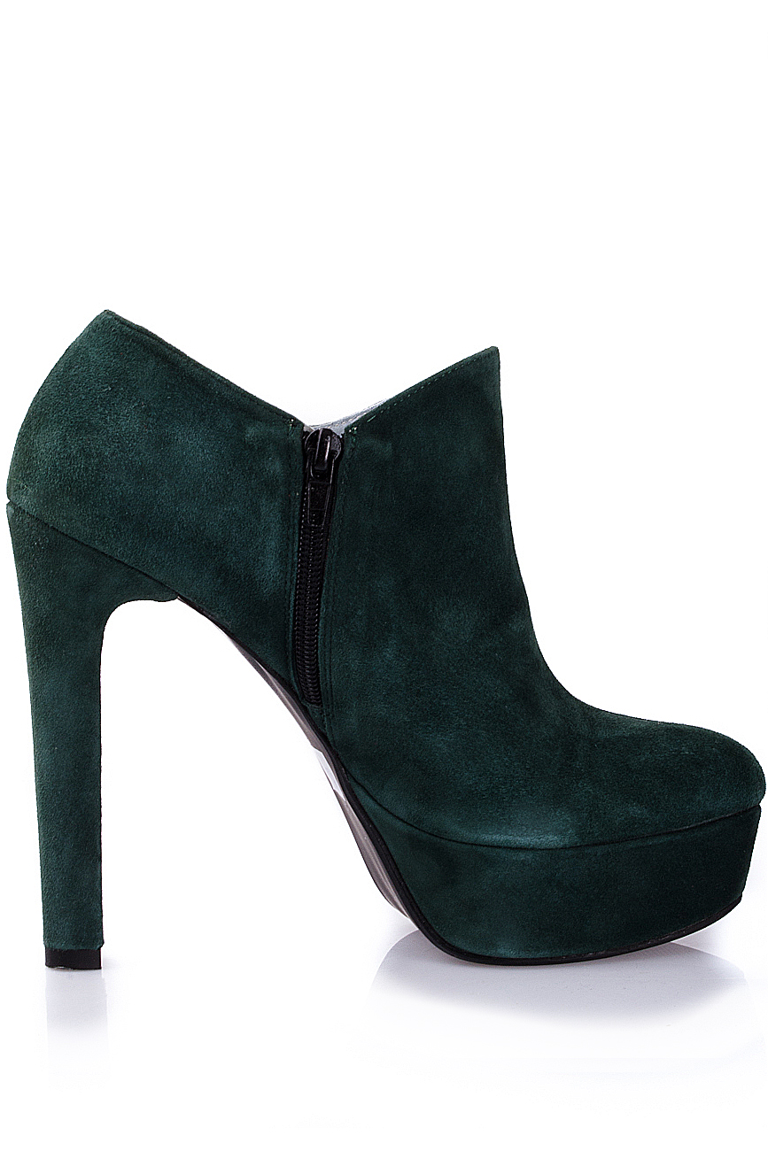 Green suede boots PassepartouS image 0