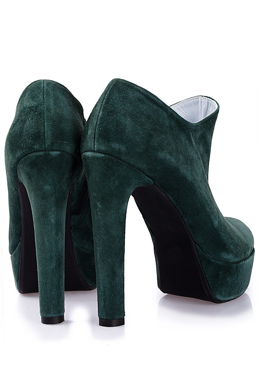 Green suede boots PassepartouS image 2