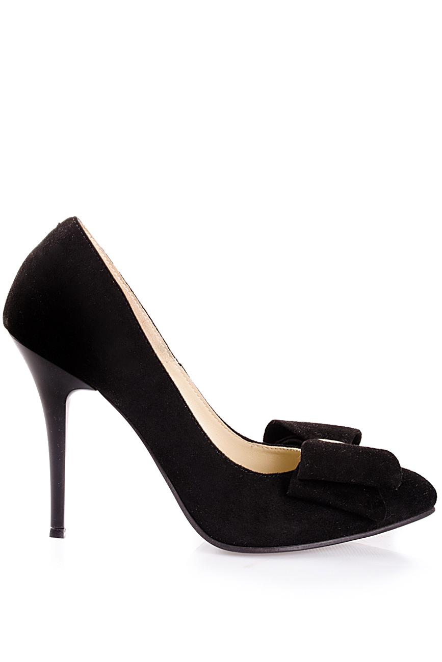 Bow-embellished suede pumps PassepartouS image 0