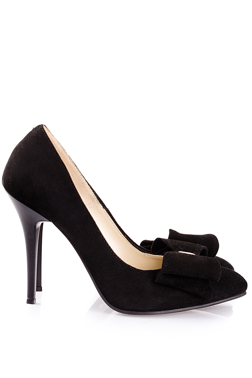 Bow-embellished suede pumps PassepartouS image 1