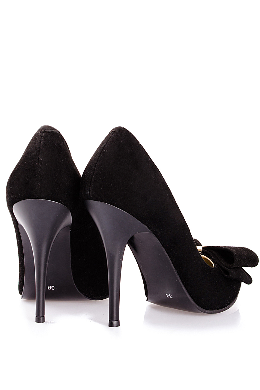 Bow-embellished suede pumps PassepartouS image 2