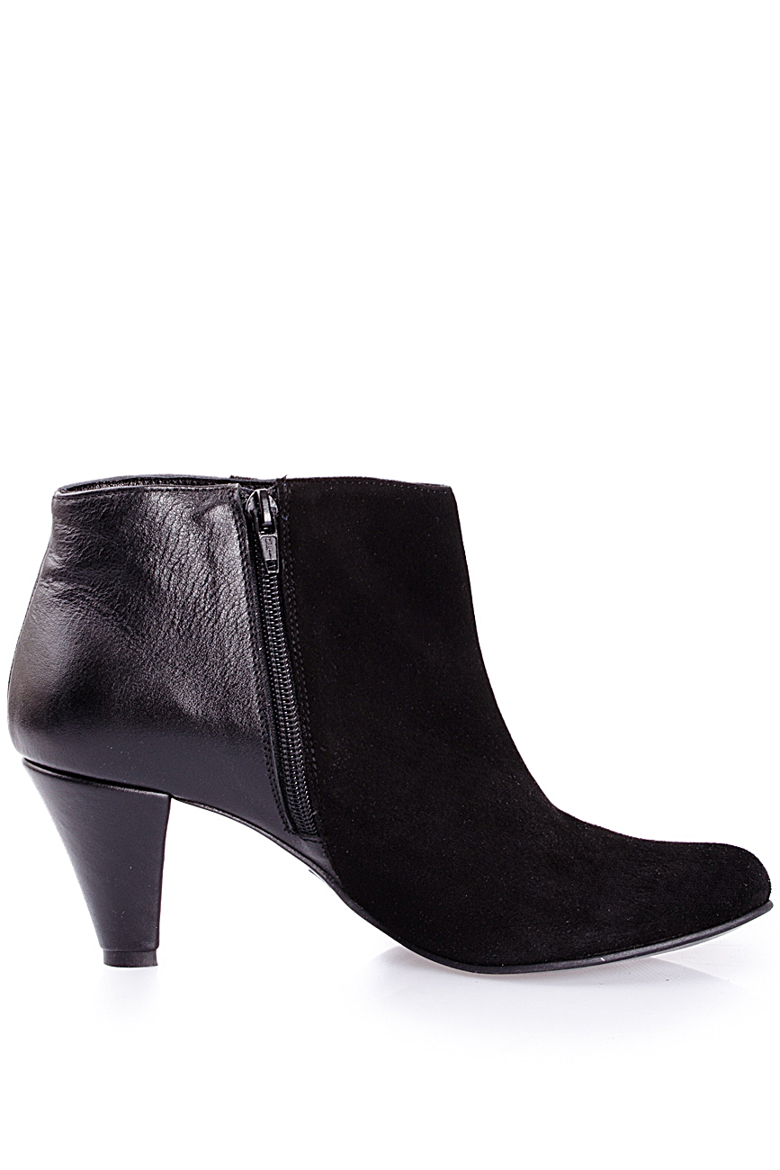 Suede and leather ankle boots PassepartouS image 0