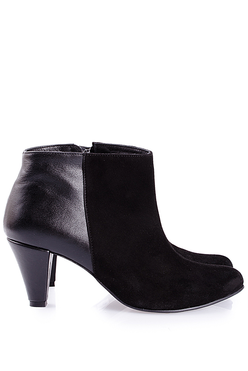 Suede and leather ankle boots PassepartouS image 1