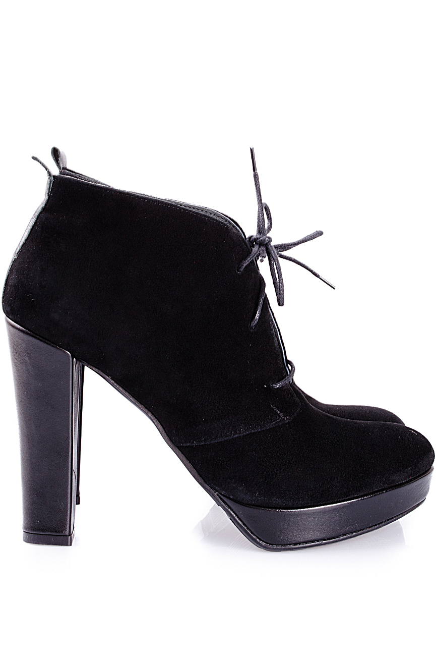 Lace-up suede ankle boots PassepartouS image 1