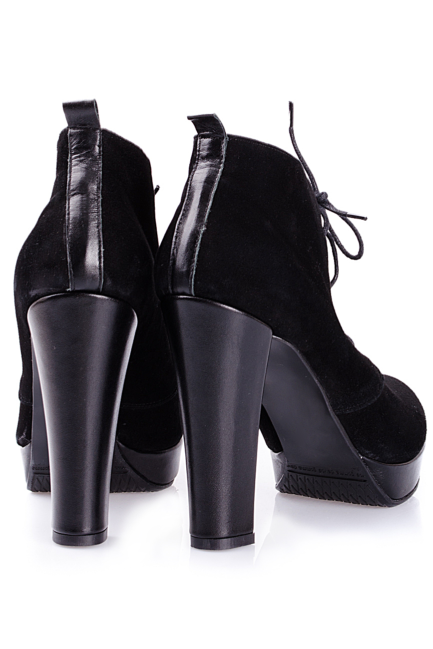 Lace-up suede ankle boots PassepartouS image 2