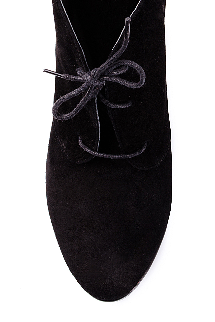 Lace-up suede ankle boots PassepartouS image 3
