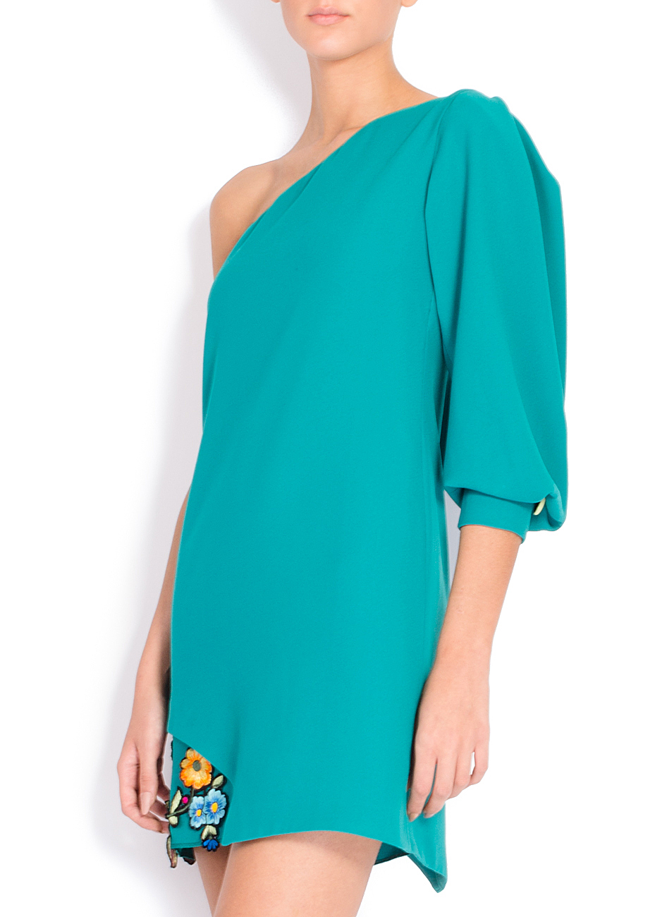 Robe courte turquoise Rozalia Bot image 1