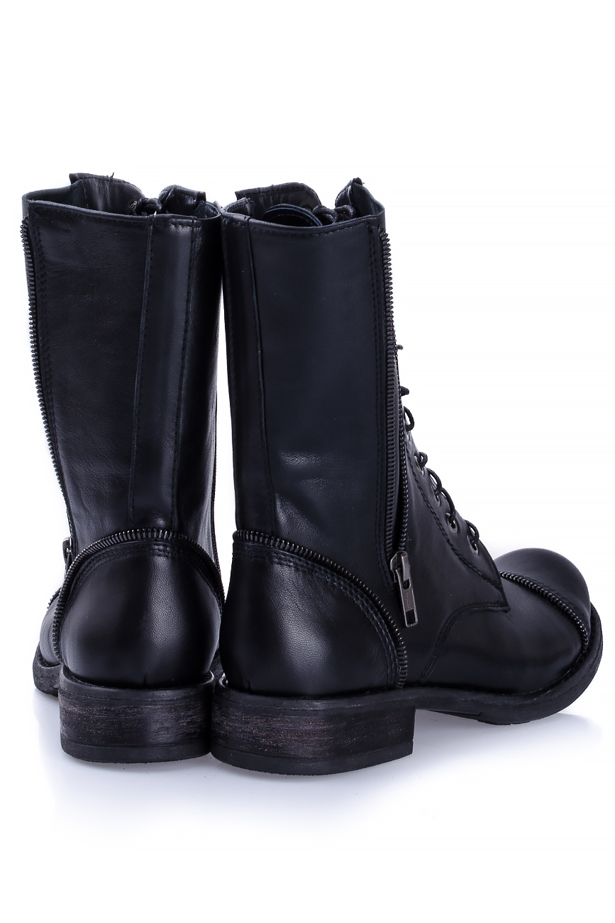 Lace-up leather boots Ana Kaloni image 2