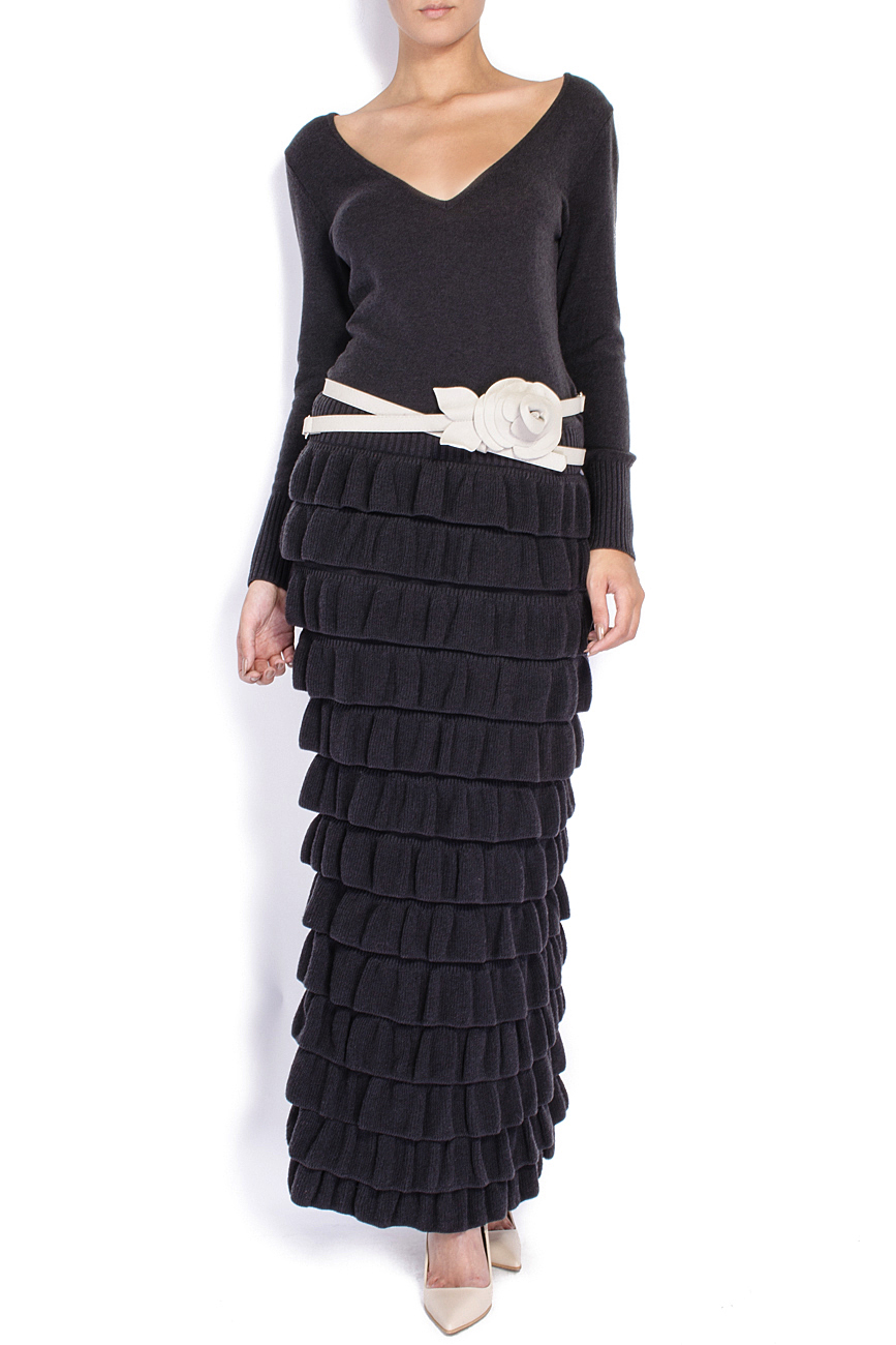 Wool and cashmere maxi dress Elena Perseil image 1