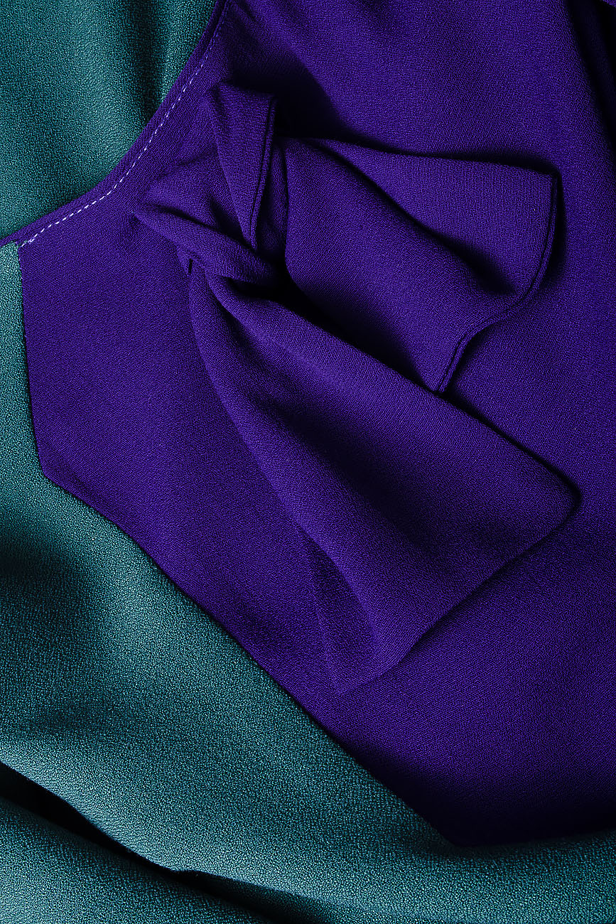 فستان متعدد الالوان ذو جيوب لينا كريفانو image 3