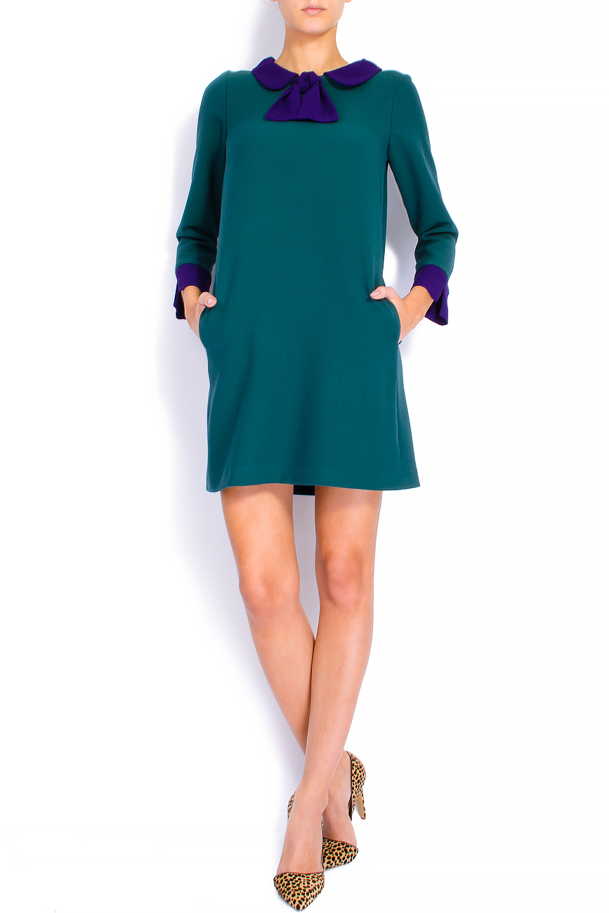 فستان متعدد الالوان ذو جيوب لينا كريفانو image 0