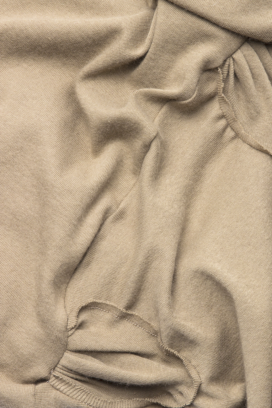 Robe drapée en angora Arona Carelli image 3