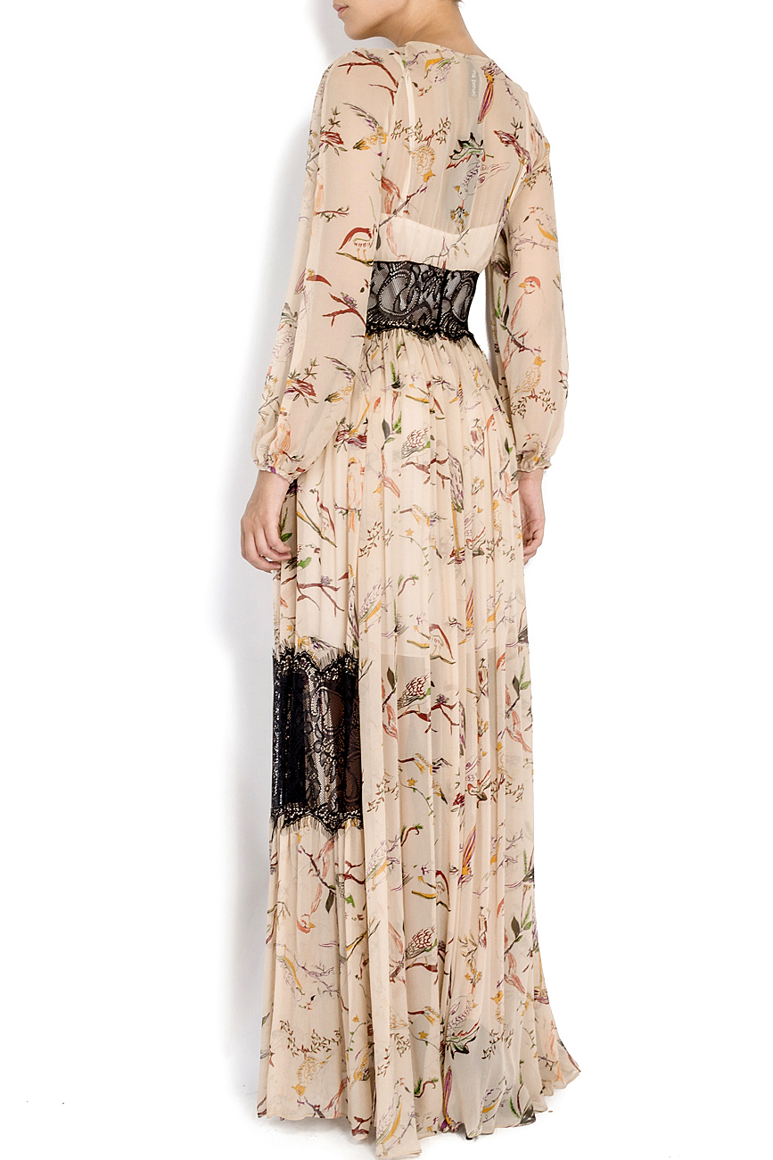 Printed silk-blend maxi dress Elena Perseil image 2